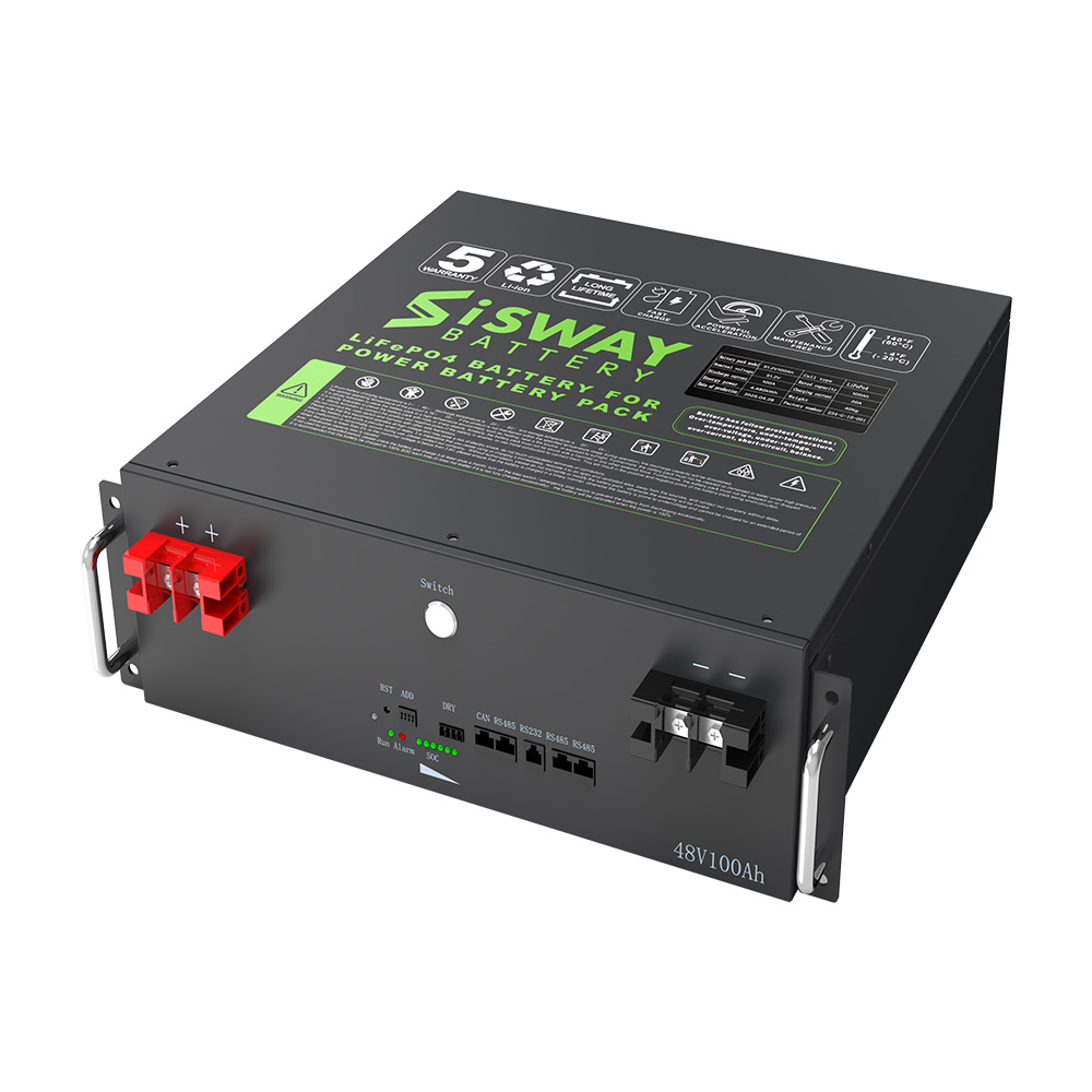 48V 100Ah Rack Mounted Lithium Battery