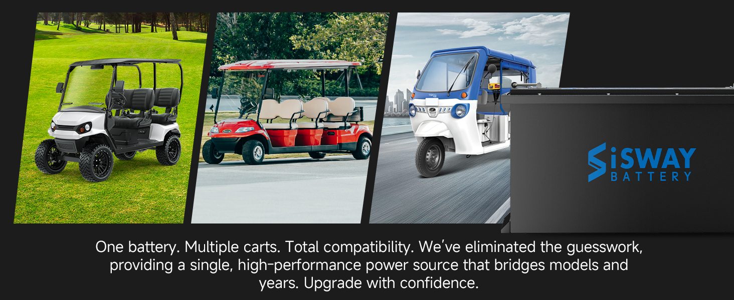 72V golf carts battery