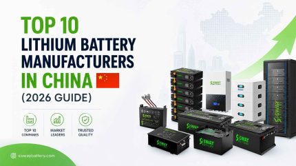 Top Lithium Battery Manufacturers in China - Sisway