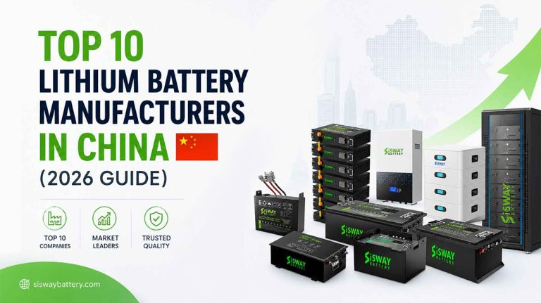 Top Lithium Battery Manufacturers in China - Sisway