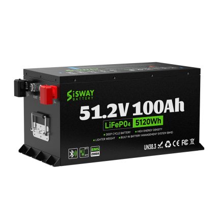 51.2v lithium ion golf cart battery