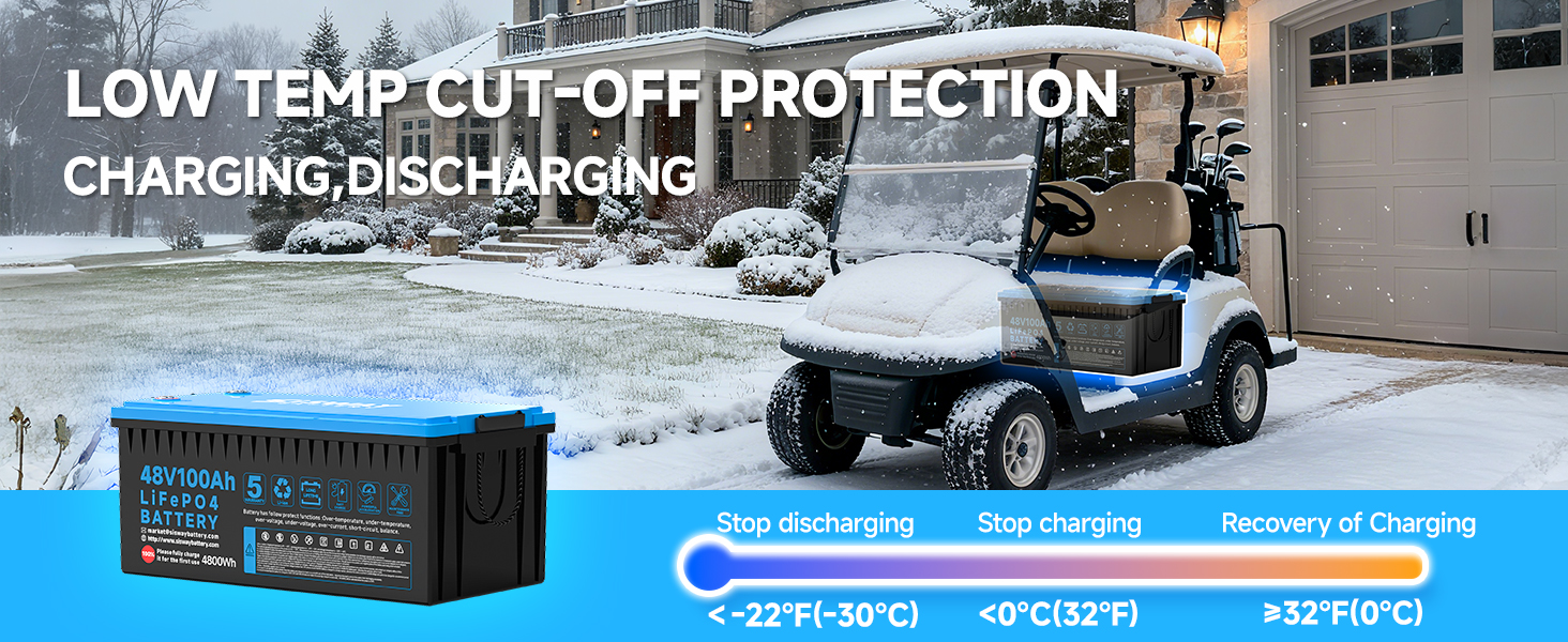 48v lithium ion battery for golf cart