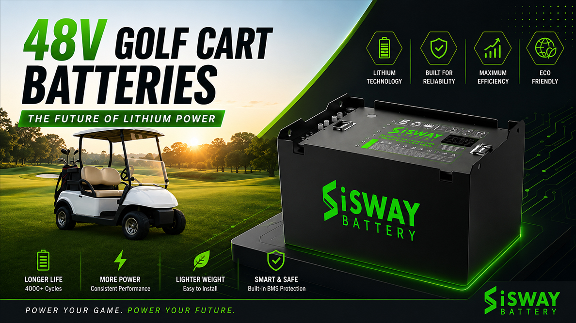 48V Golf Cart Batteries The Future of Lithium Power
