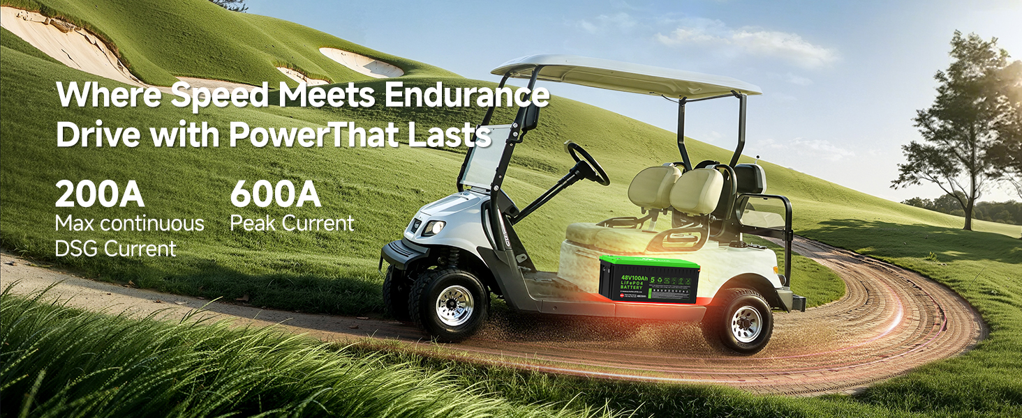48v lithium ion battery golf cart