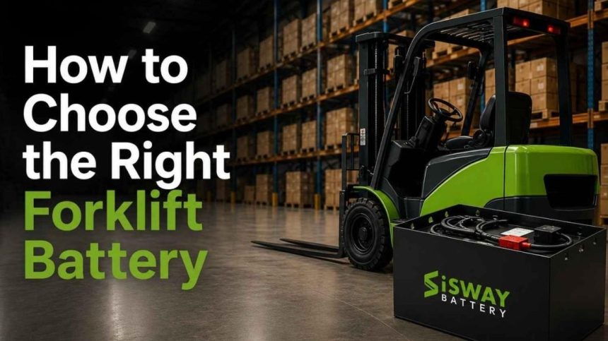 How to Choose the Right Forklift Battery