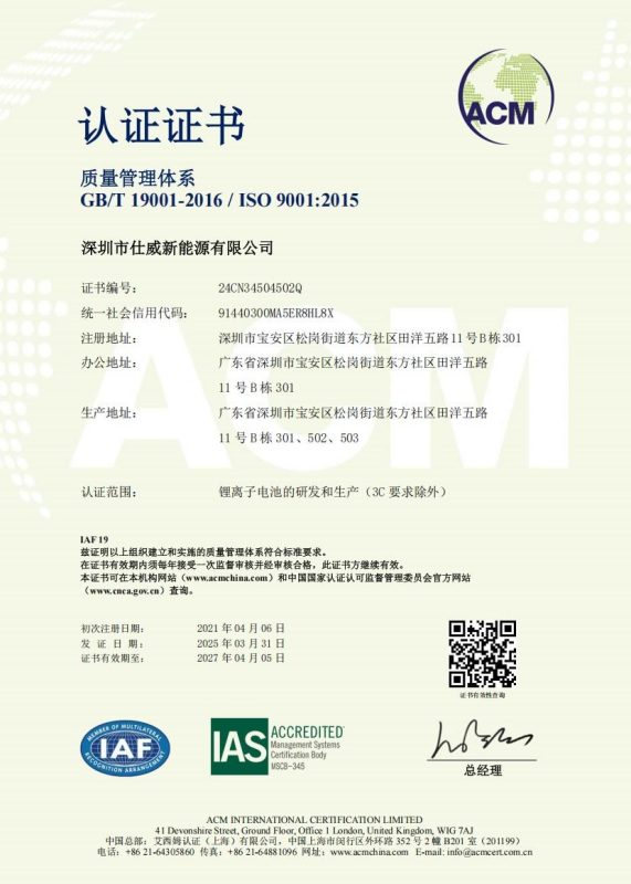 ISO 90012015 Quality Management System Certification