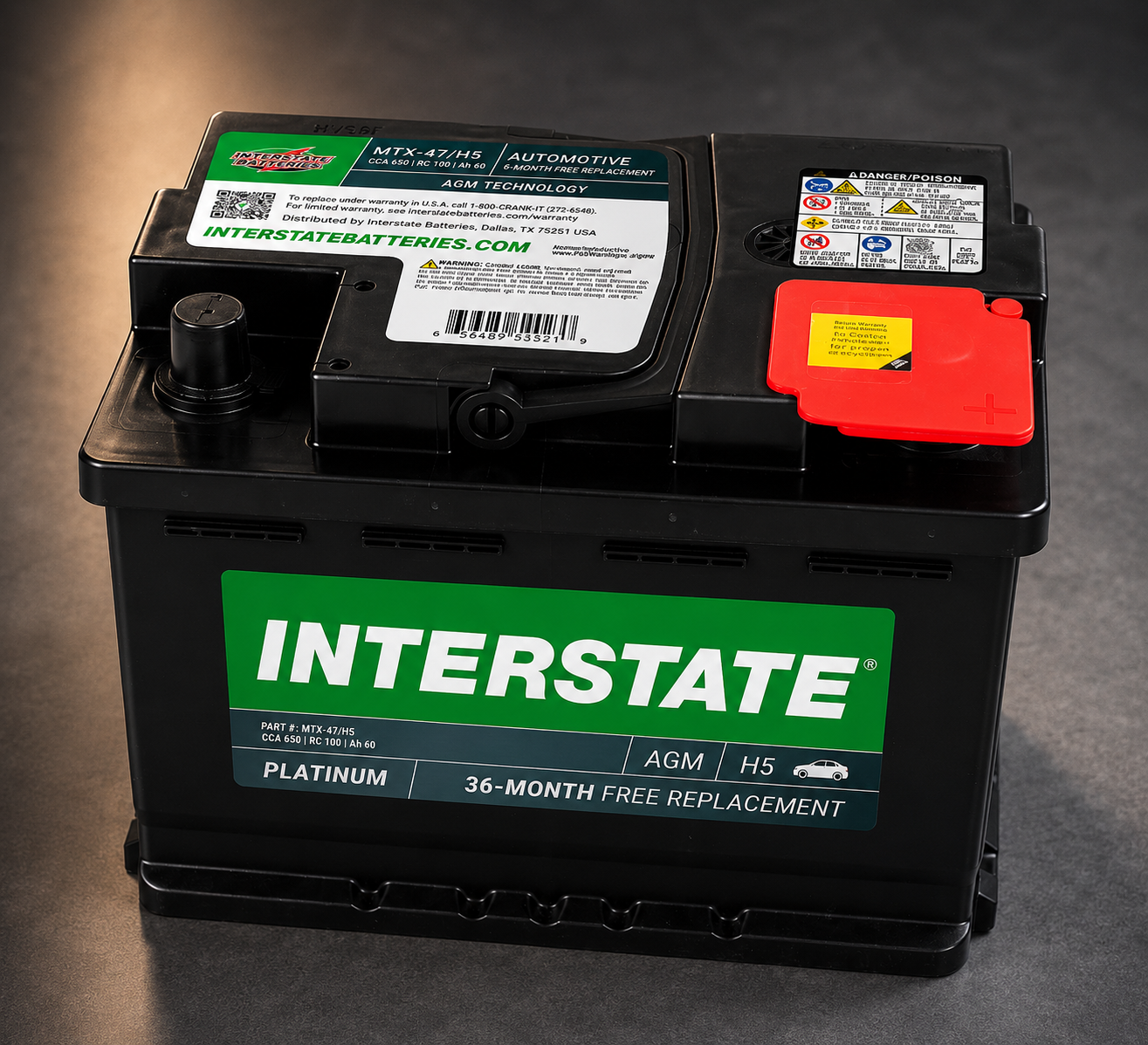 Interstate golf cart battery