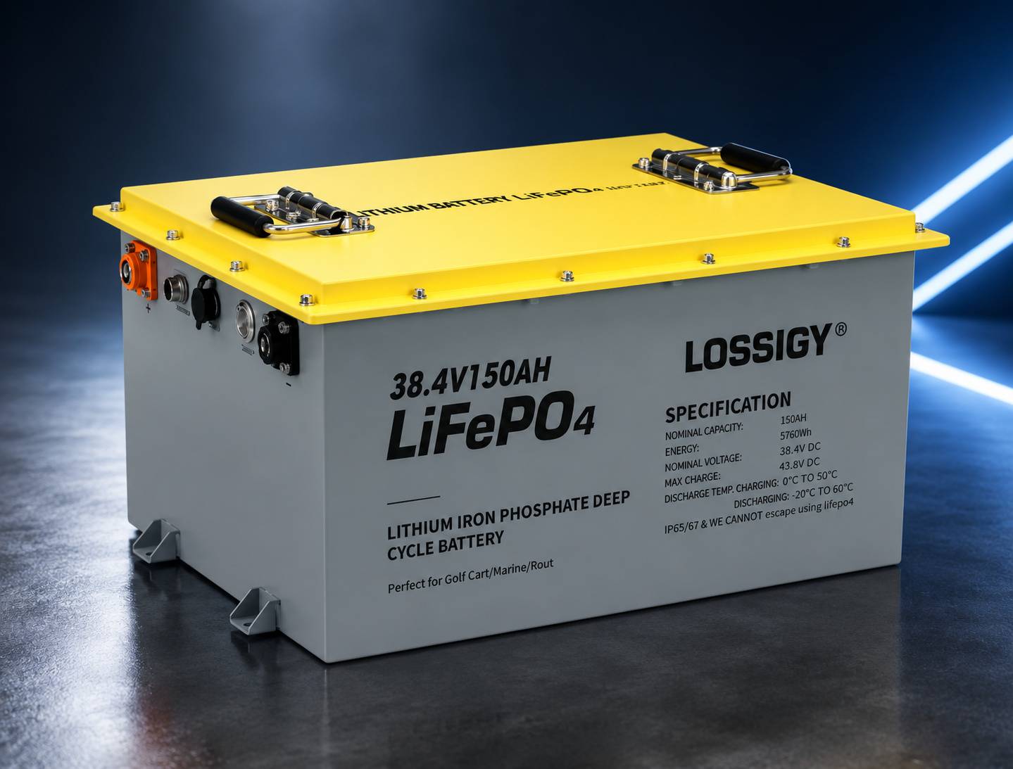 LOSSIGY 48V LiFePO4 golf cart battery conversion kit
