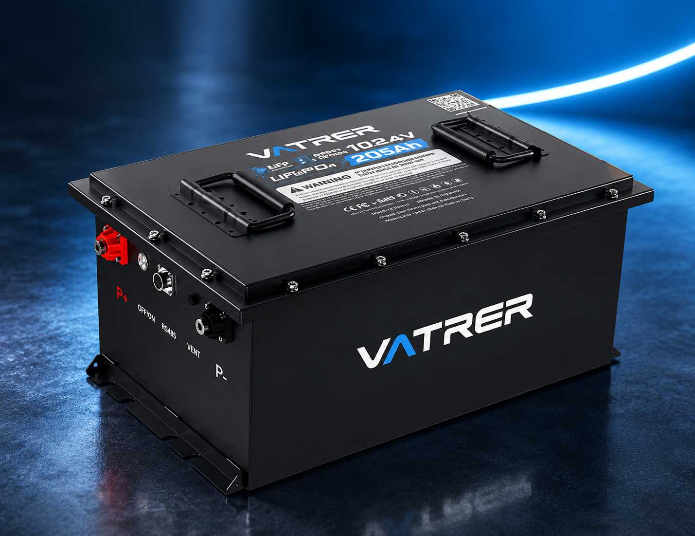 Vatrer 48V 105Ah LiFePO4 golf cart battery