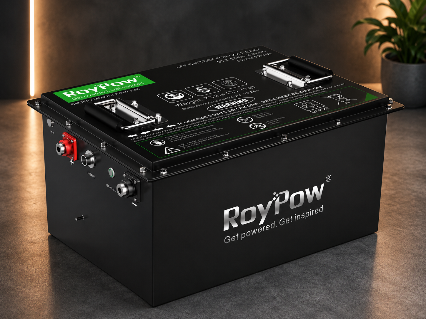 RoyPow LiFePO4 golf cart battery
