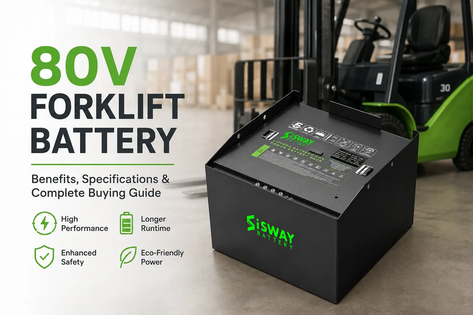 80V Forklift Battery Benefits, Specifications & Complete Buying Guide