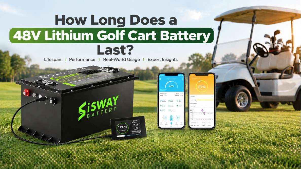 How Long Does a 48V Lithium Golf Cart Battery Last