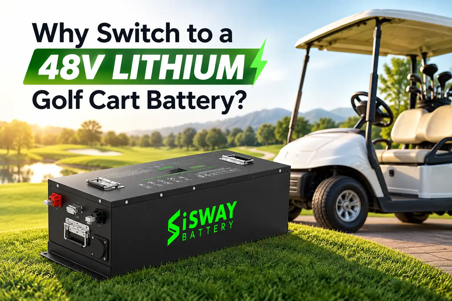Golf cart owner switching from lead-acid to a 48V lithium golf cart battery